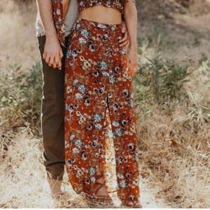 Blue Life Midi Skirt Medium